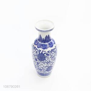 Popular Household Decoration Blue And White Porcelain Vase