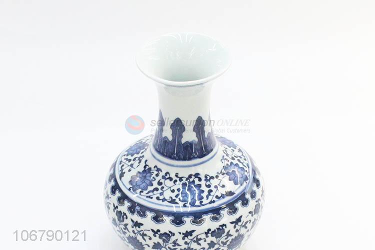 Popular Decorative Crafts Blue And White Porcelain Vase