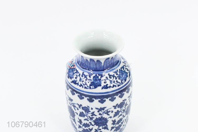 Custom Household Multipurpose Blue And White Porcelain Vase