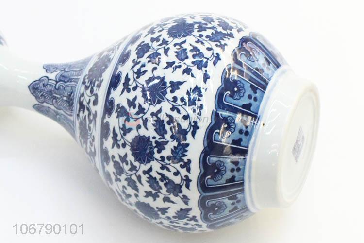 Best Sale Chinese Style Blue And White Porcelain Vase