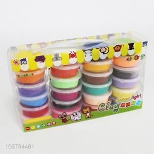 High Quality 24 Pieces Super Light Clay Fashion Diy Toy