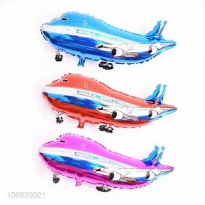 Hot Selling Airplane Shape Colorful Foil Balloon Decorative Balloon