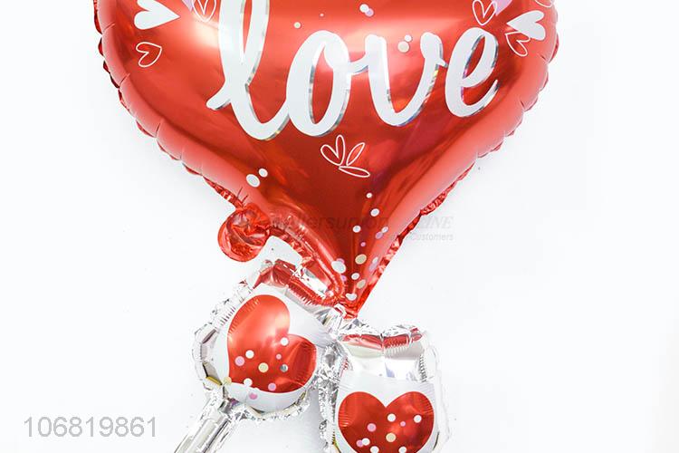 Good Quality Cheers For Love Heart Shape Foil Balloon