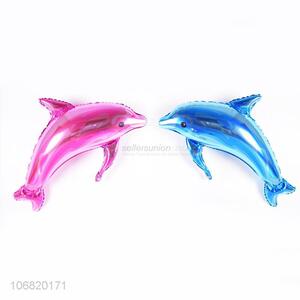 Wholesale Simulation Dolphin Foil Balloon Decorative Balloons