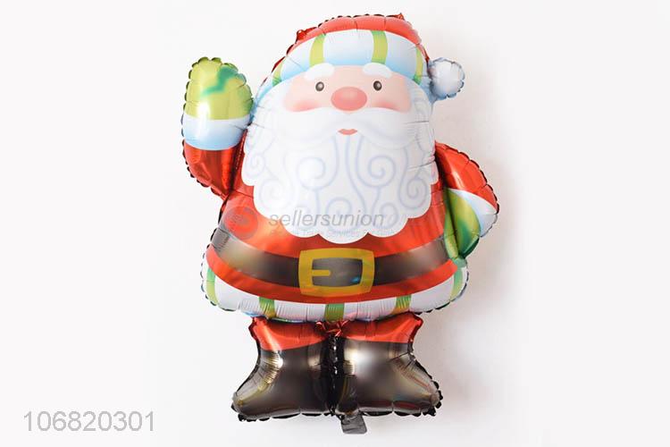 Best Sale Santa Claus Shape Colorful Foil Balloons