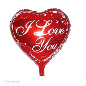 Sweetly Printing Heart Shape Foil Balloon Fashion Balloon