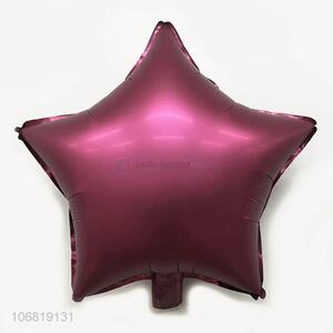 New Design Colorful Star Shape Decorative Foil Balloon