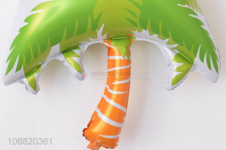 Fashion Design Coconut Tree Shape Foil Balloons