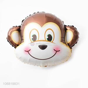 Wholesale Medium Cartoon Monkey Head Shape Foil Balloon