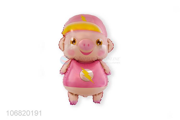 Cartoon Pig Shape Foil Balloon Fashion Balloon