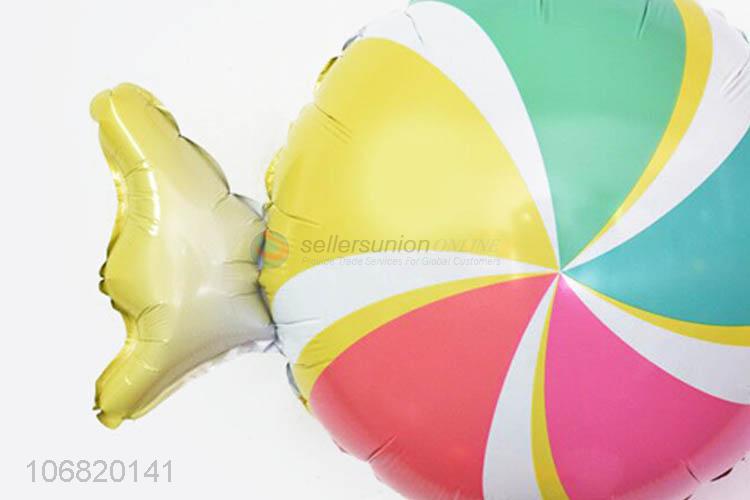 Good Quality Colorful Candy Shape Decorative Foil Balloon