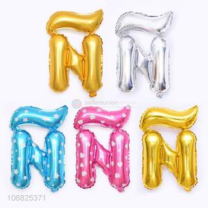 Best Quality Colorful Spanish Alphabet Foil Balloon