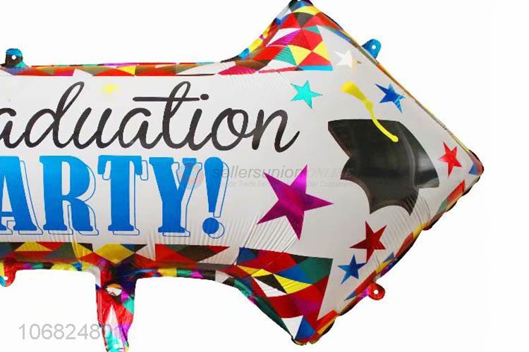 Best Sale Graduation Party Arrow Decorative Foil Balloon