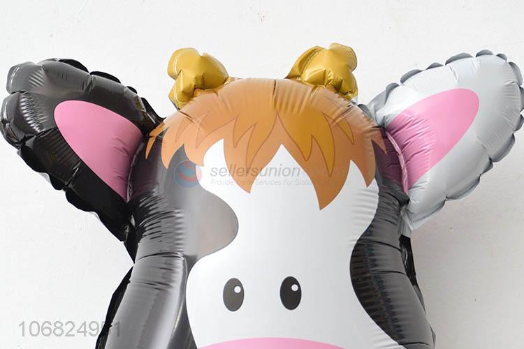 New Design Cow Head Foil Balloon Cartoon Balloons