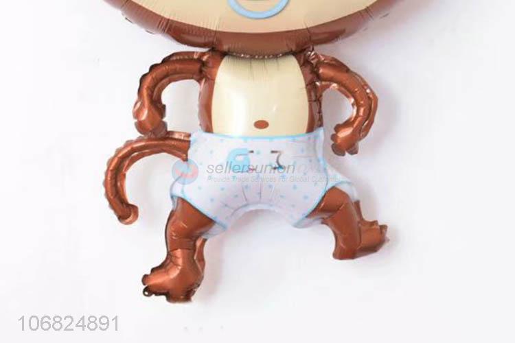 Cartoon Pacifier Monkey Shape Foil Balloon Best Animal Balloons