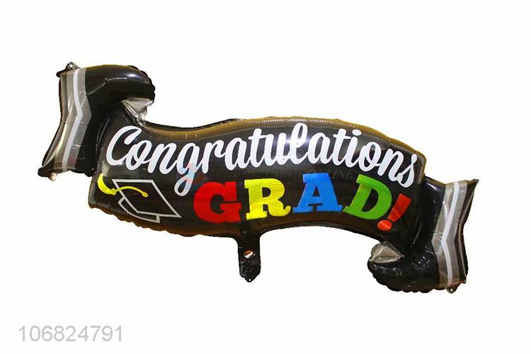 New Design Graduated Banner Decorative Foil Balloons