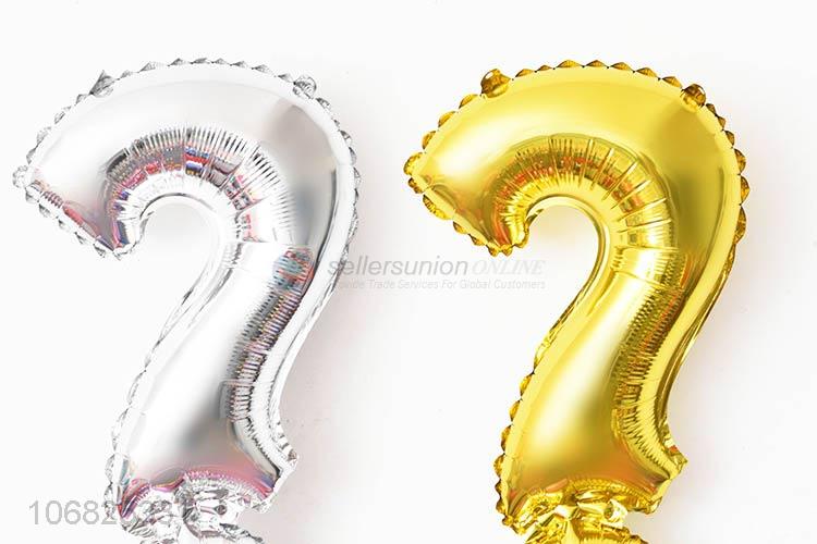 Unique Design Question Mark Shape Foil Balloon For Sale