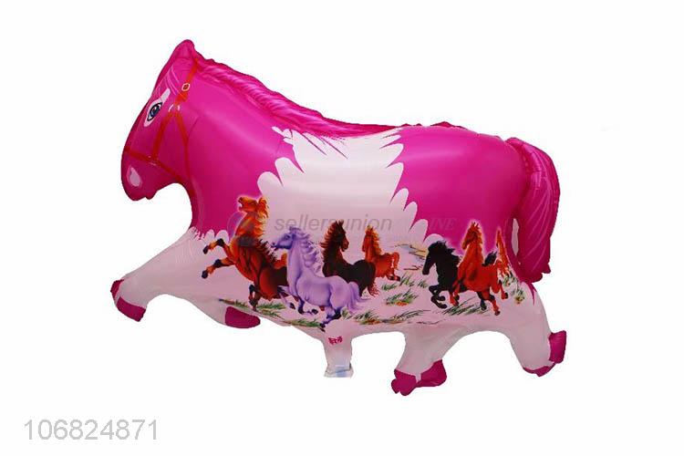 Hot Selling Colorful Foil Balloon Cartoon Foil Horse