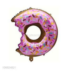 Custom Colorful Doughnut Shape Decorative Foil Balloon