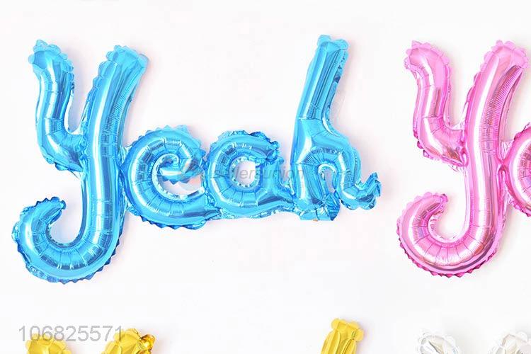 Hot Sale Colorful Conjoined Letters Balloon Cool Foil Balloon