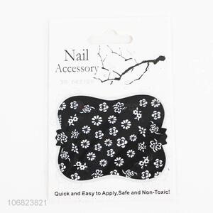 Low price 3d nail art pvc nail stickers pvc nail decals