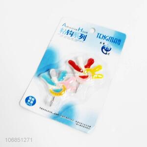 New design palm shape plastic self-adhesive hooks