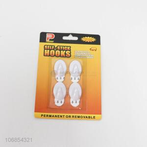 Promotional items 4pcs self-stick hooks sticky hooks