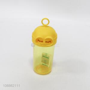 Cartoon design plastic space cup water bottle for kids