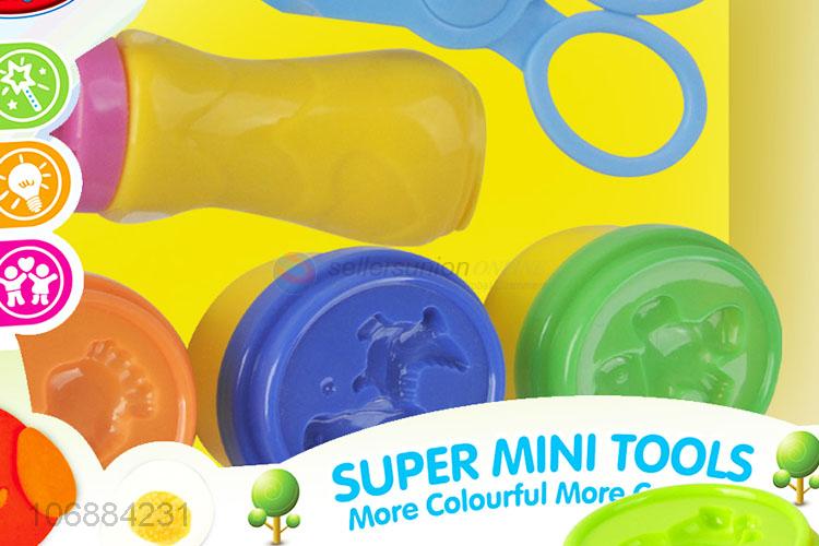 Hot sale educational diy colorful plasticine toy and clay molds kit