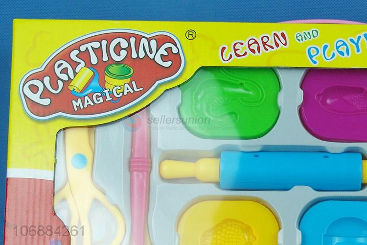 Latest style colorful reusable modelling clay plasticine molds for kids