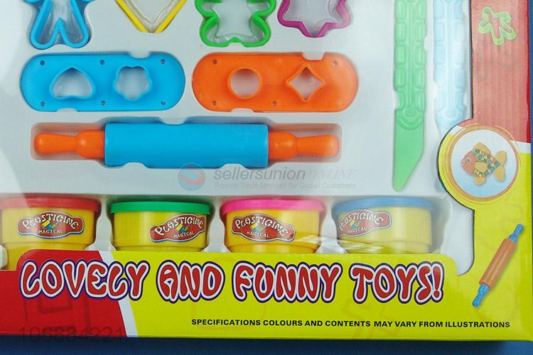 Suitable price intelligent colorful play dough and clay molds for kids