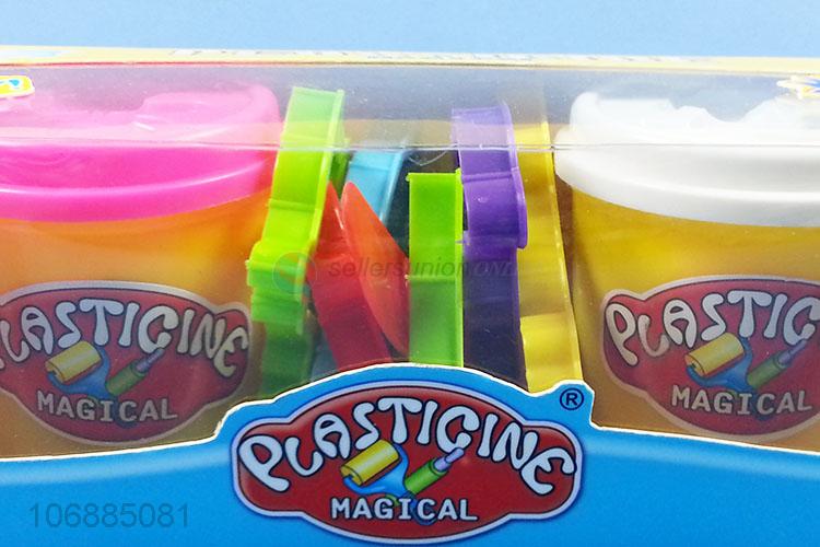 Reasonable price non-toxic kids plasticine modeling clay toys with clay tools