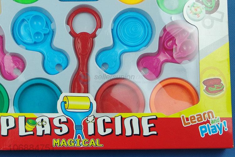 Hot selling colorful reusable modelling clay plasticine molds for kids