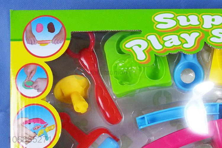 New design intelligent colorful play dough and clay molds for kids