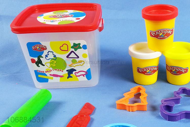 High quality intelligent colored plasticine play dough molds for children