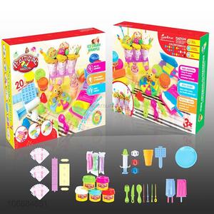 Hot sale educational diy colorful plasticine toy and clay molds kit