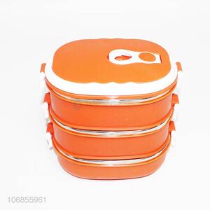 Custom Stainless Steel Three-Layer Lunch Box