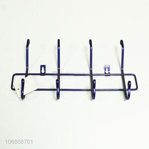 Wholesale durable 4 heads iron wire hook towel hanger