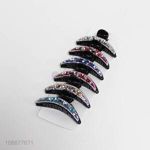 Best Quality 6PCS Plastic Acrylics Hair Claw Clip For Women