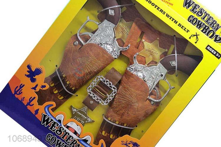 Classic Design Six-Shooter Cowboy Gun Set For Kids