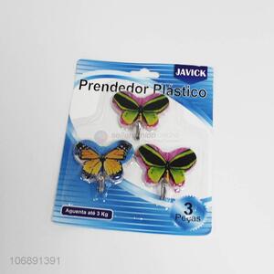 Wholesale 3 Pieces Butterfly Shape Sticky Hook