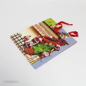 Custom Shopping Paper Bag Handle Christmas Paper Gift Bag