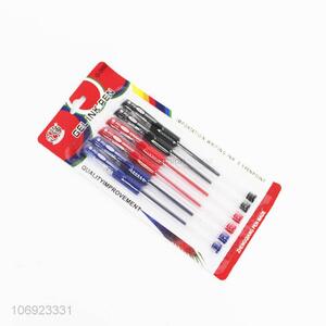 Best Quality 6 Pieces Gel Ink Pen Plastic Gel Pen