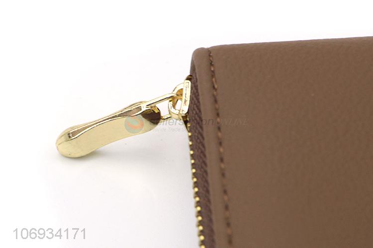 New Style Women Long Wallet Zip Around Purse Card Money Holder Pouch