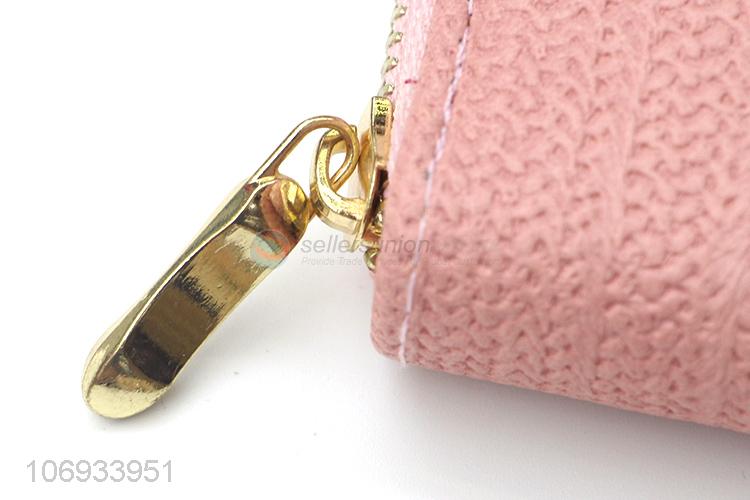 Best Sale Zipper Purse Fashion Ladies Card Holder Wallet