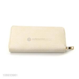 Hot Selling Women Wallet Pvc Long Classic Zip Around Wallet