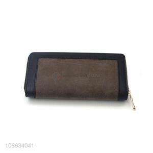 Good Factory Price Leather Card Holder Women Zipper Wallet