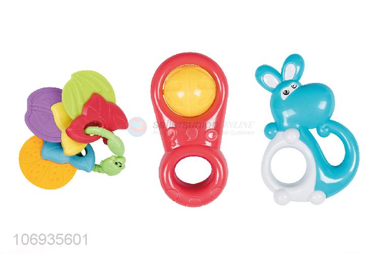 Wholesale Lovely Cartoon Baby Rattle Toys Best Plastic Baby Bell Toys