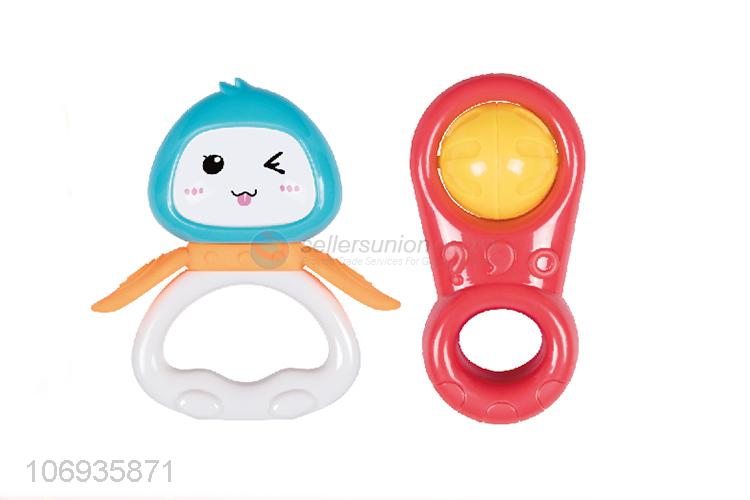 Reasonable Price Baby Education Rattle Toy Plastic Hand Bell Toy Set