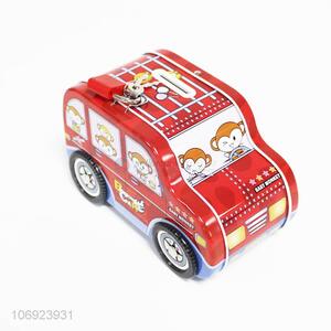 Cartoon Pattern Tin Piggy Bank Best Money Box